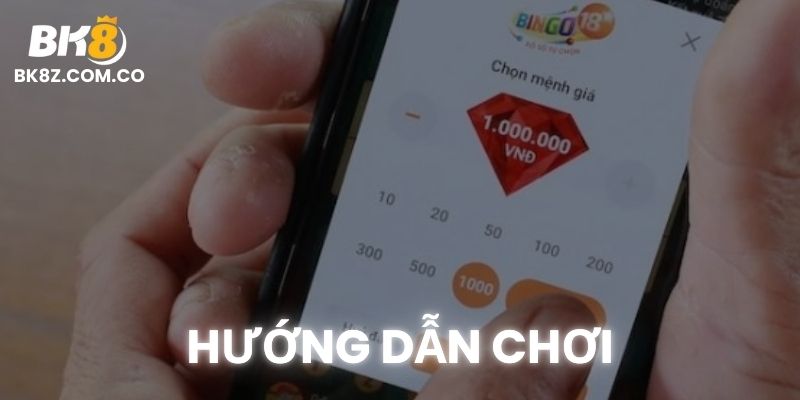Hướng dẫn cược số trên điện thoại với giao diện BK8