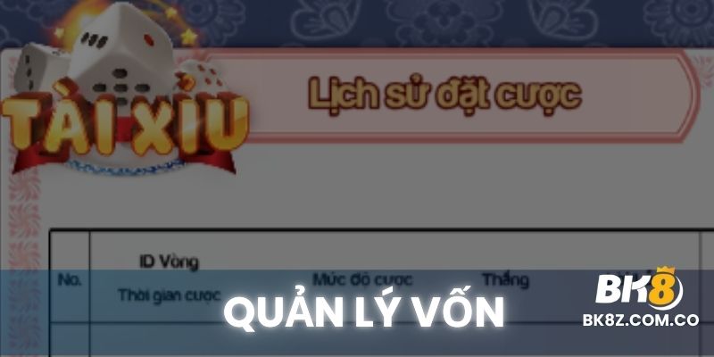 Bảng lịch sử cược và thống kê giúp người chơi kiểm soát vốn khi chơi tài xỉu tại BK8